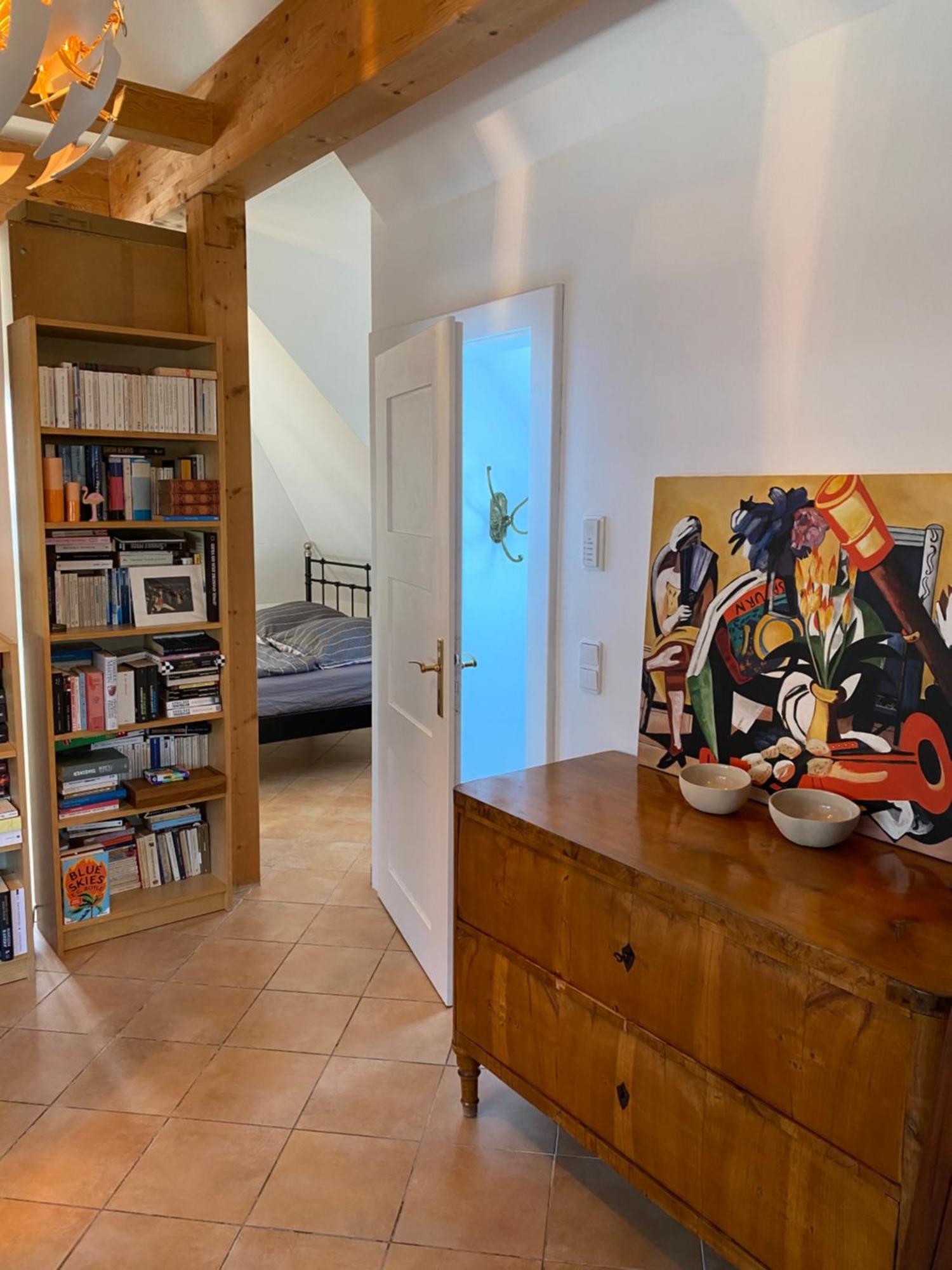 Helle und ruhige Dachgeschosswohnung München Exterior foto